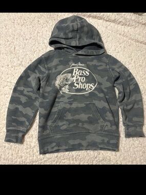 Bass Pro Shops Kids' Camo Pullover Hoodie
